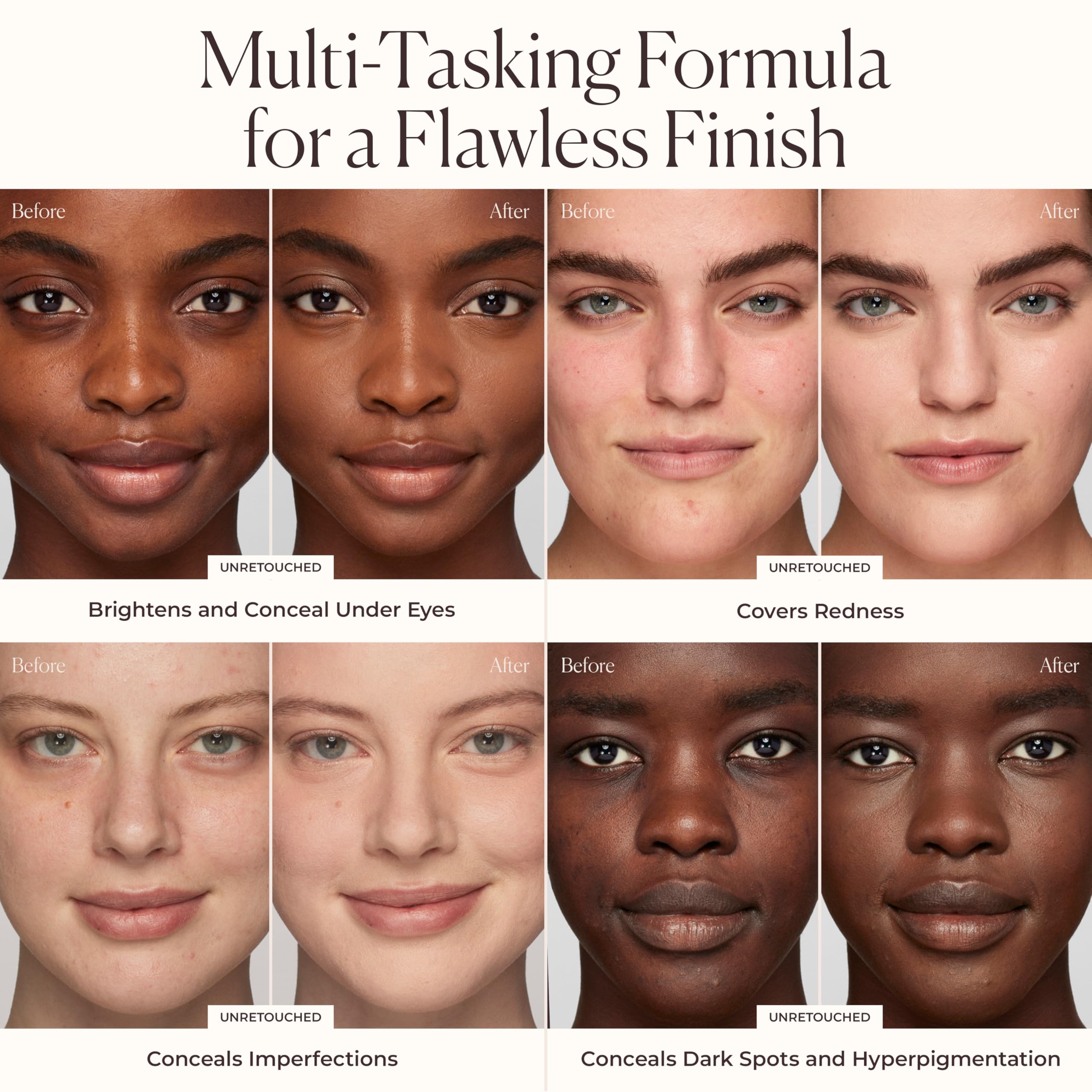 Laura Mercier Real Flawless Serum Concealer cobertura media para neutralizar rojeces.