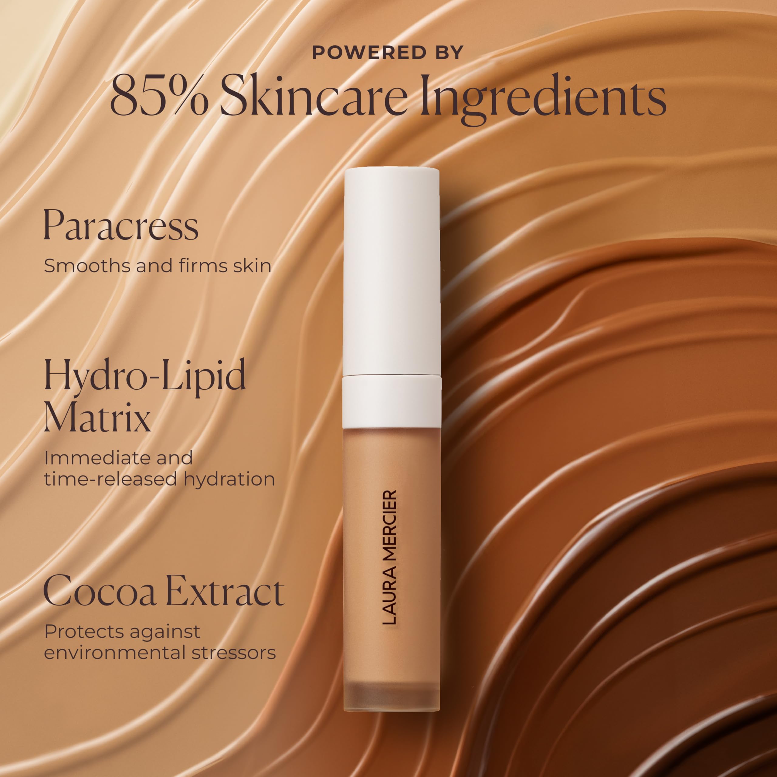 Laura Mercier Real Flawless Serum Concealer oculta imperfecciones con acabado suave.