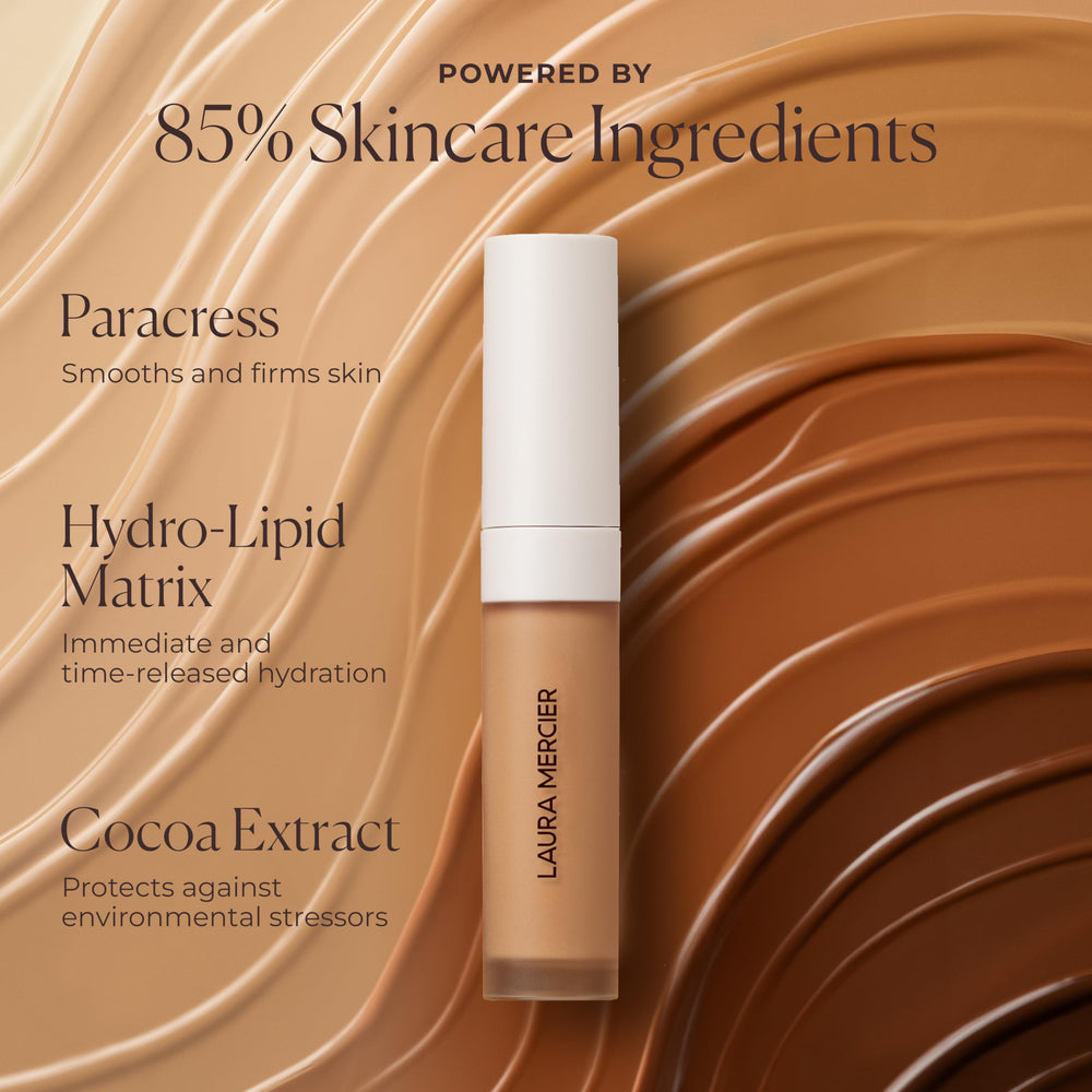 Laura Mercier Real Flawless Serum Concealer oculta imperfecciones con acabado suave.