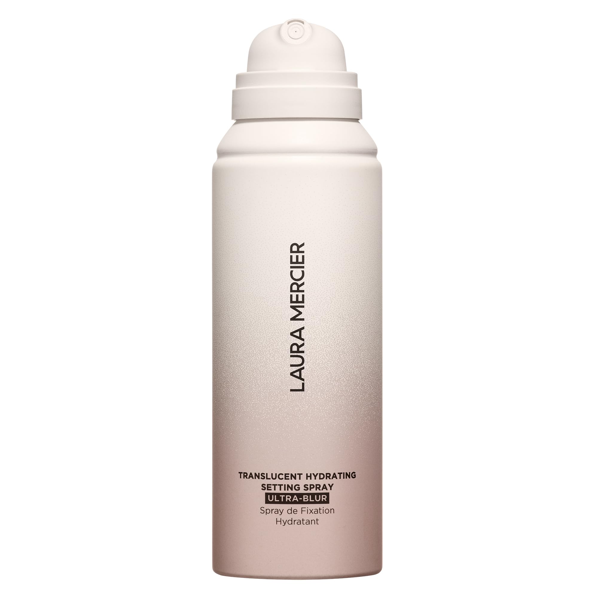 Laura Mercier spray fijador translúcido e hidratante con pulverización continua.