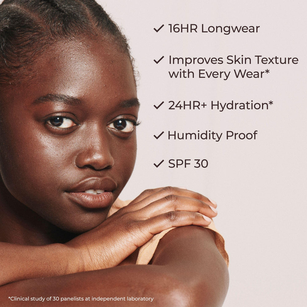 Laura Mercier Tinted Moisturizer, fórmula resistente a la humedad.