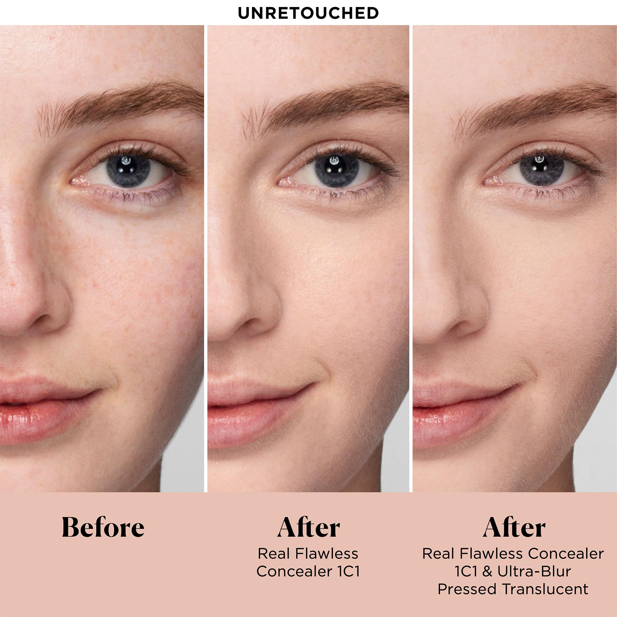Laura Mercier Ultra-Blur acabado mate natural para piel suave y fresca.