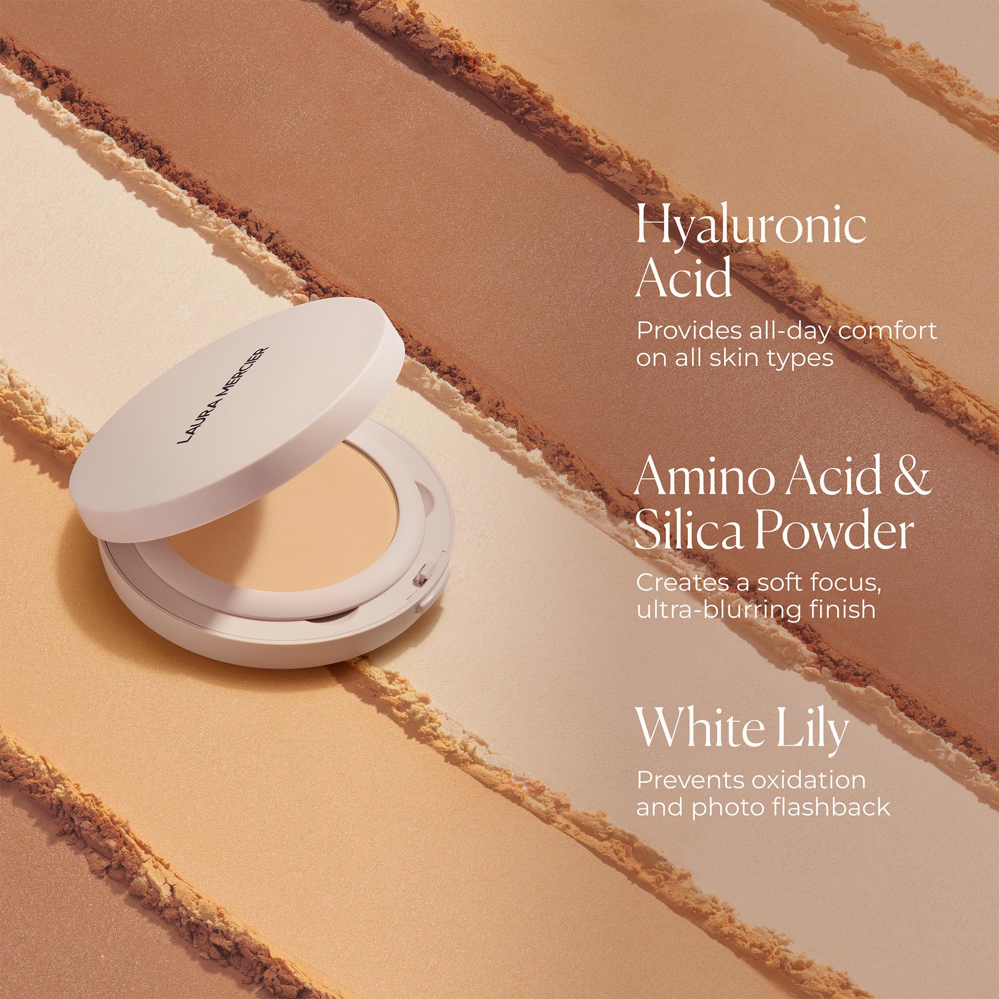 Laura Mercier Ultra-Blur resistente al agua y al sudor para uso diario.