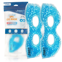 Mascarilla de ojos L'AUTRE PEAU con gel de bolitas flexibles para alivio cómodo.