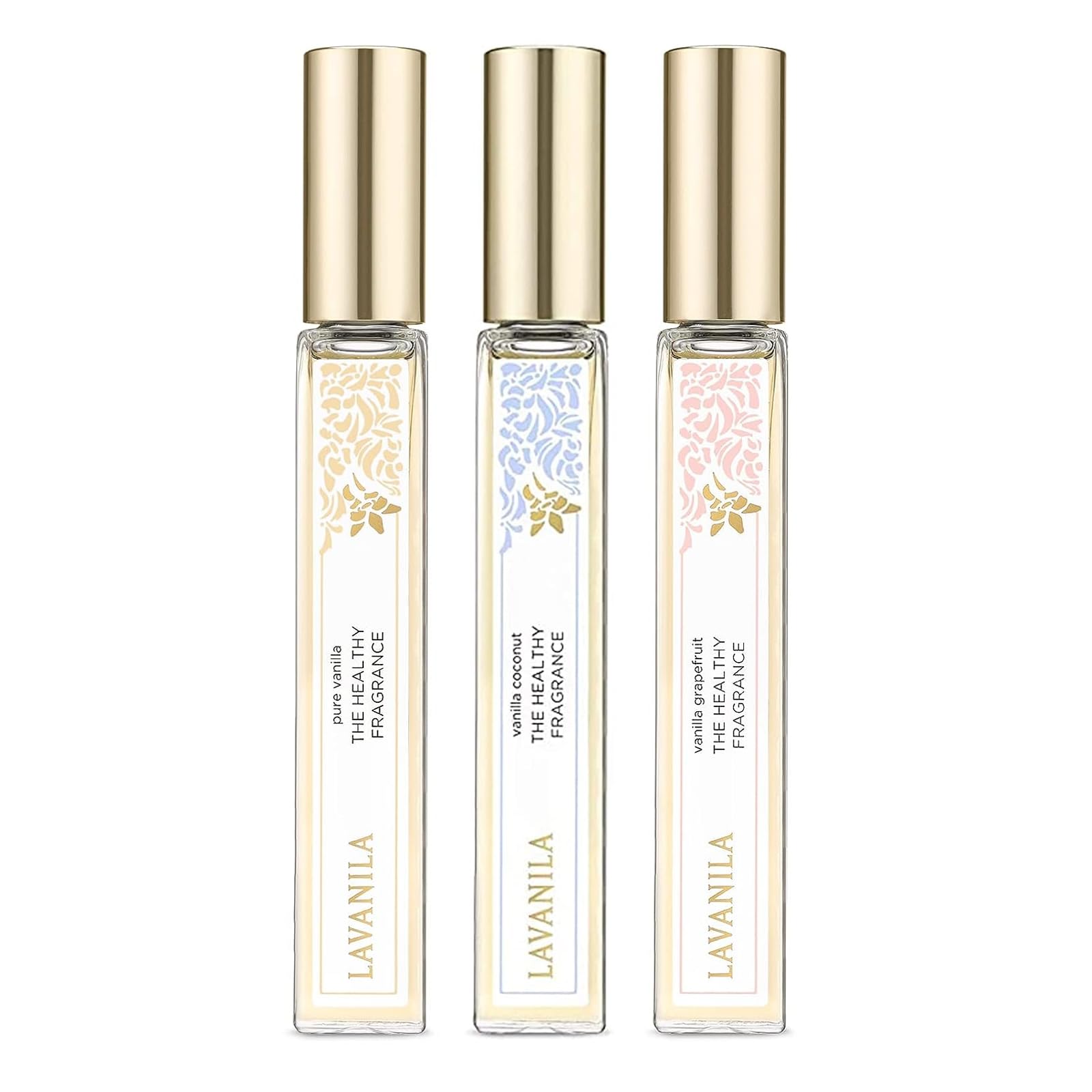 Lavanila Vanilla Coco, aplicador rodillo elegante para fragancia diaria.