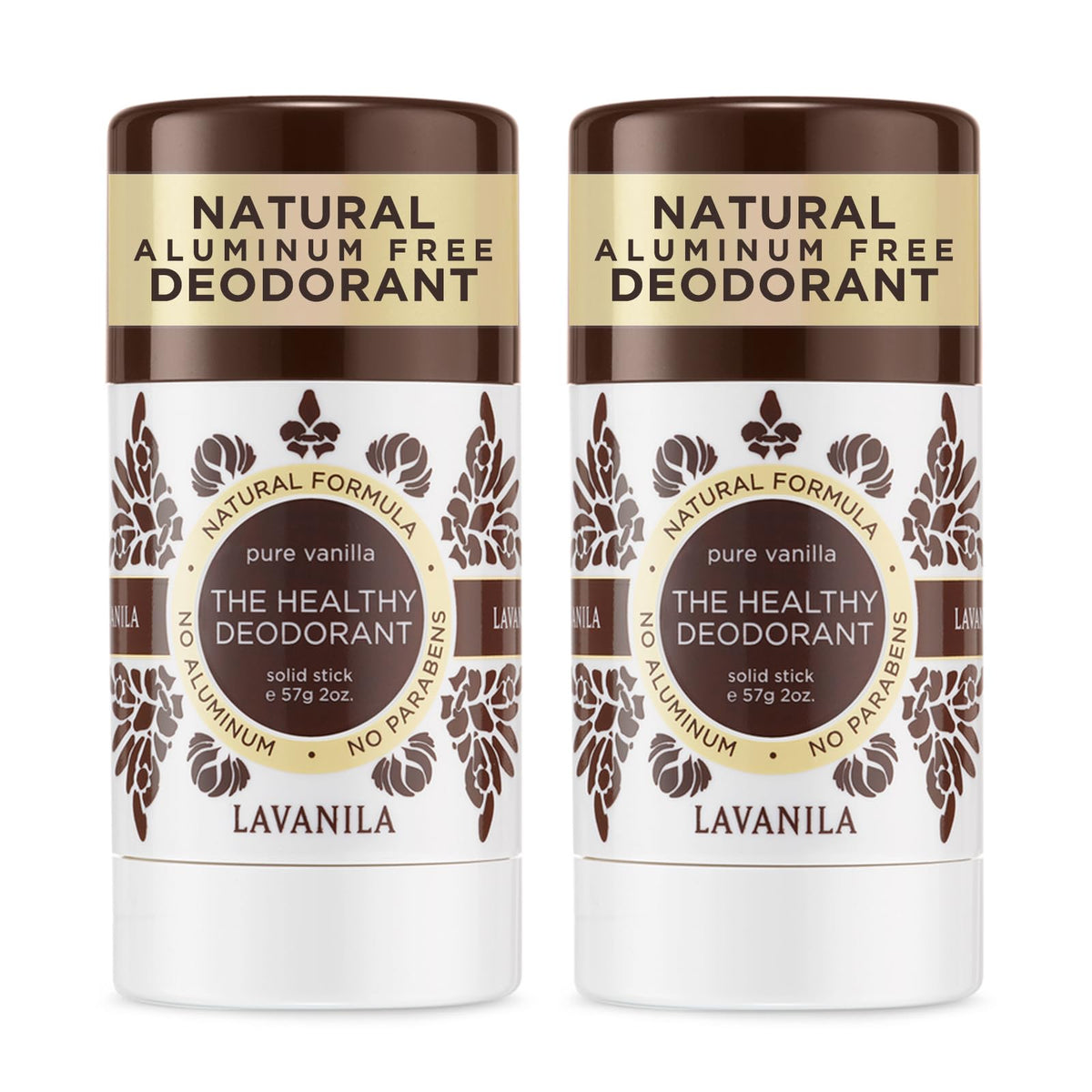 Lavanila desodorante bastón 2oz: aroma vainilla suave y protección duradera durante el día.