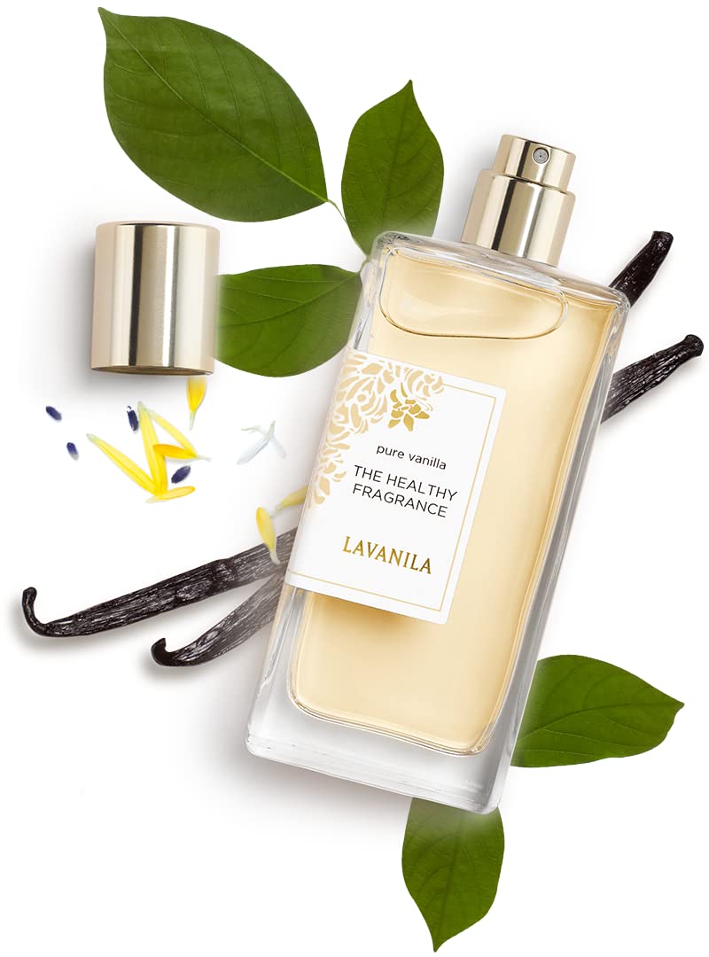 Empaque elegante de Lavanila que refleja una fragancia limpia.