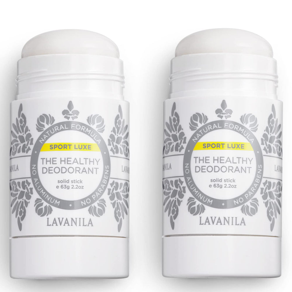 Lavanila Sport Luxe, application sous les aisselles, fraîcheur durable.