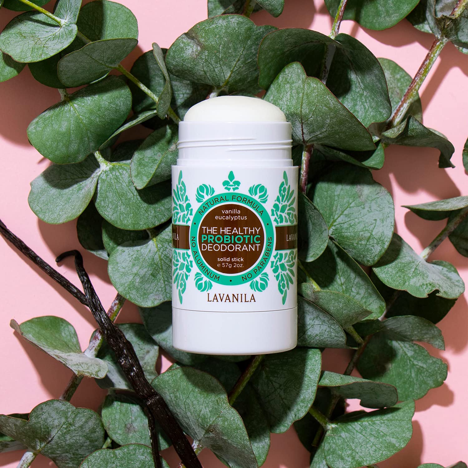 Desodorante Lavanila Vanilla Eucalipto hecho en Estados Unidos.