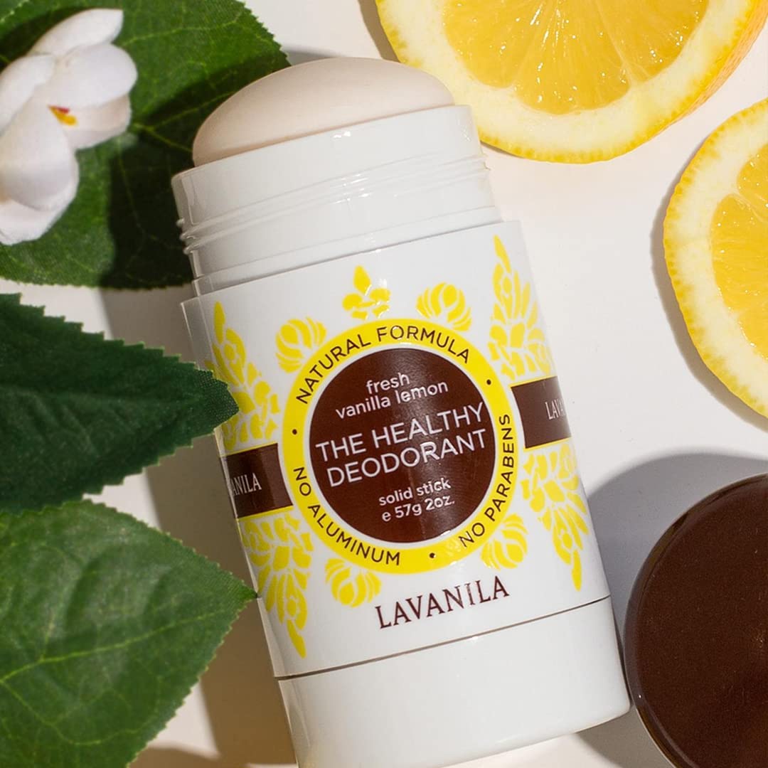 Lavanila Vanilla Lemon: aplicador suave para axilas sensibles.