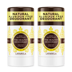 Lavanila Vanilla Lemon: paquete de dos desodorantes para protección duradera.
