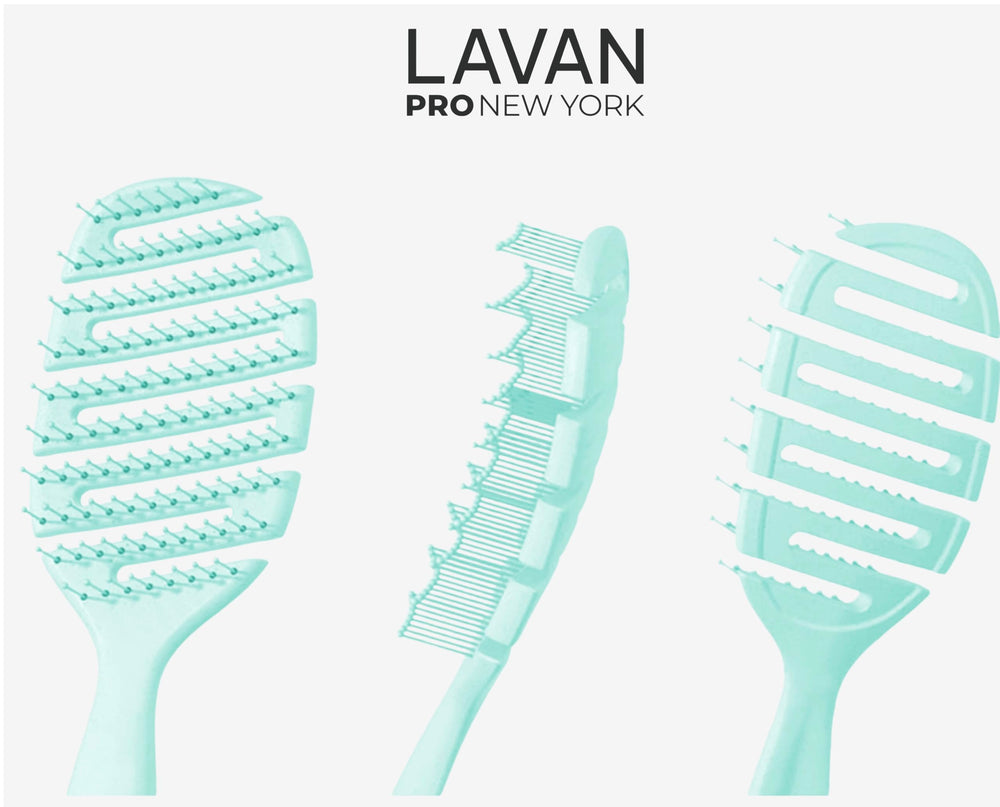 LAVANPRO New York Cepillo Desenredante evita quiebre y tirones