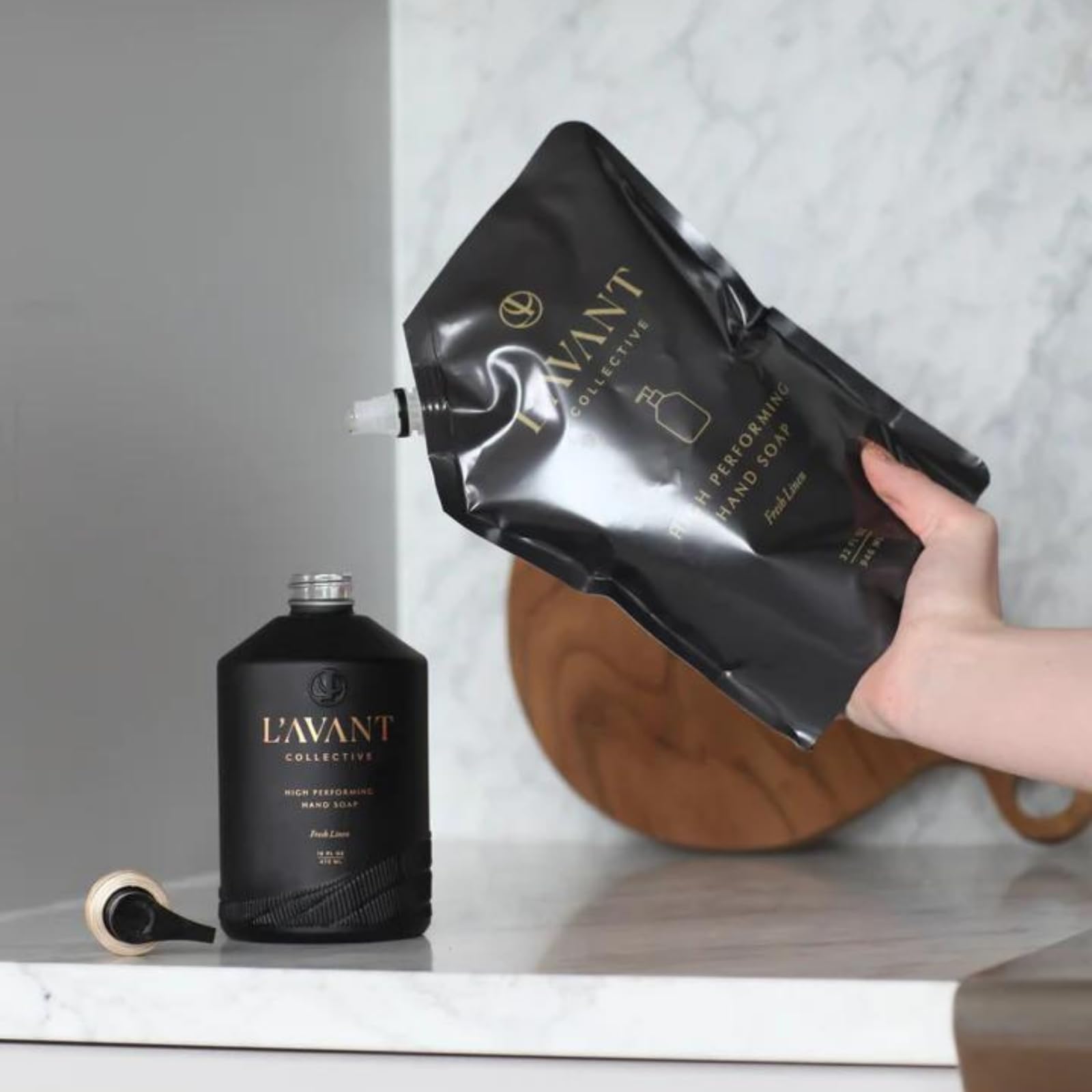 L'AVANT Collective recambio en bolsa, listo para verter y generar espuma