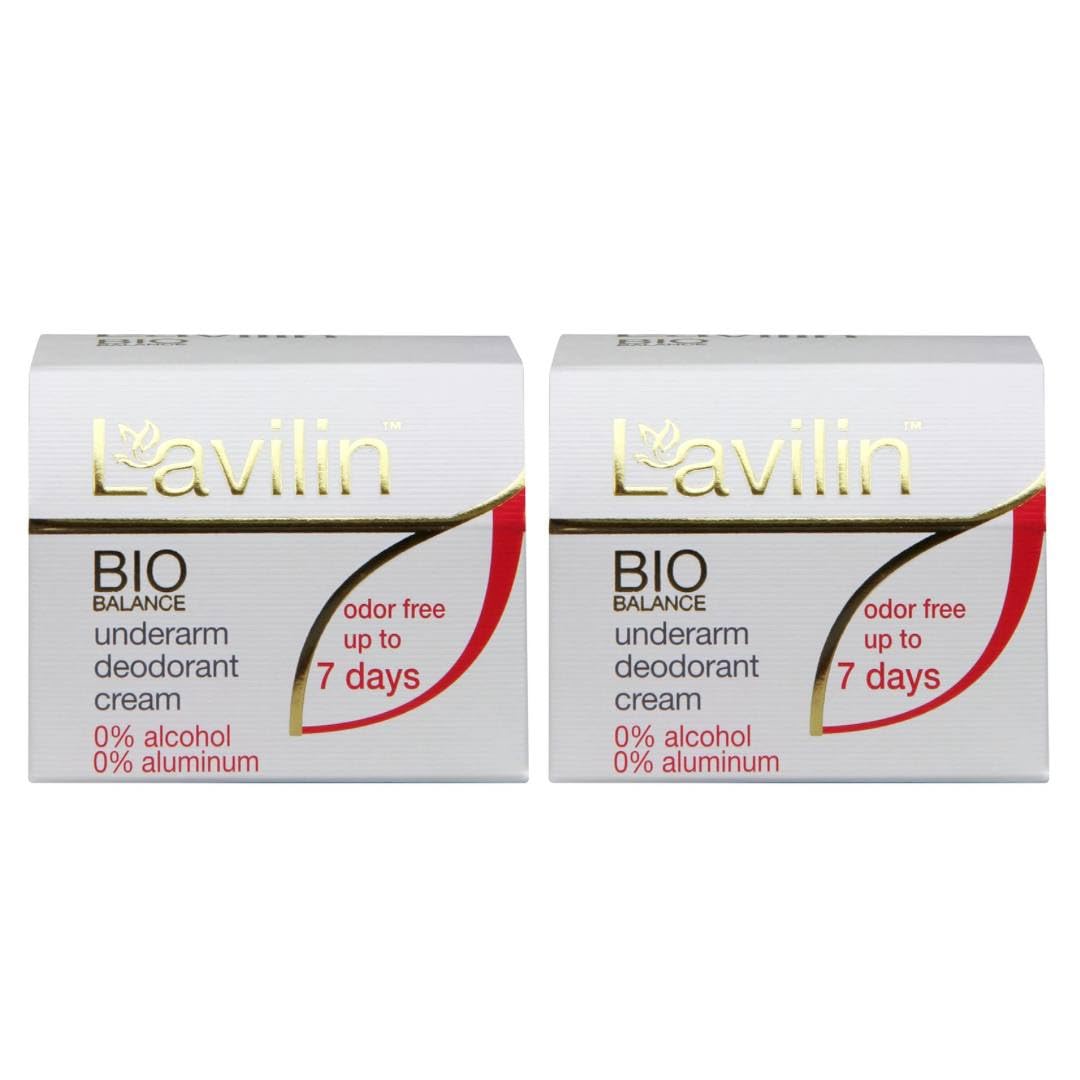 Lavilin Bio Balance crème déodorante pour les aisselles, protection longue durée.