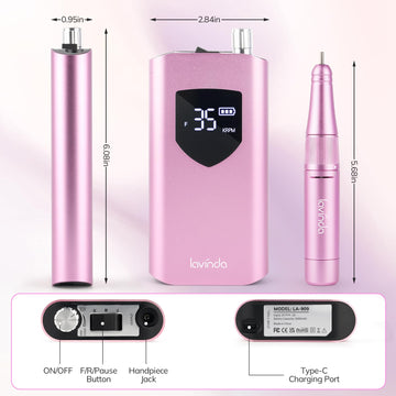 Lavinda batería de 3000 mAh, carga rápida para sesiones