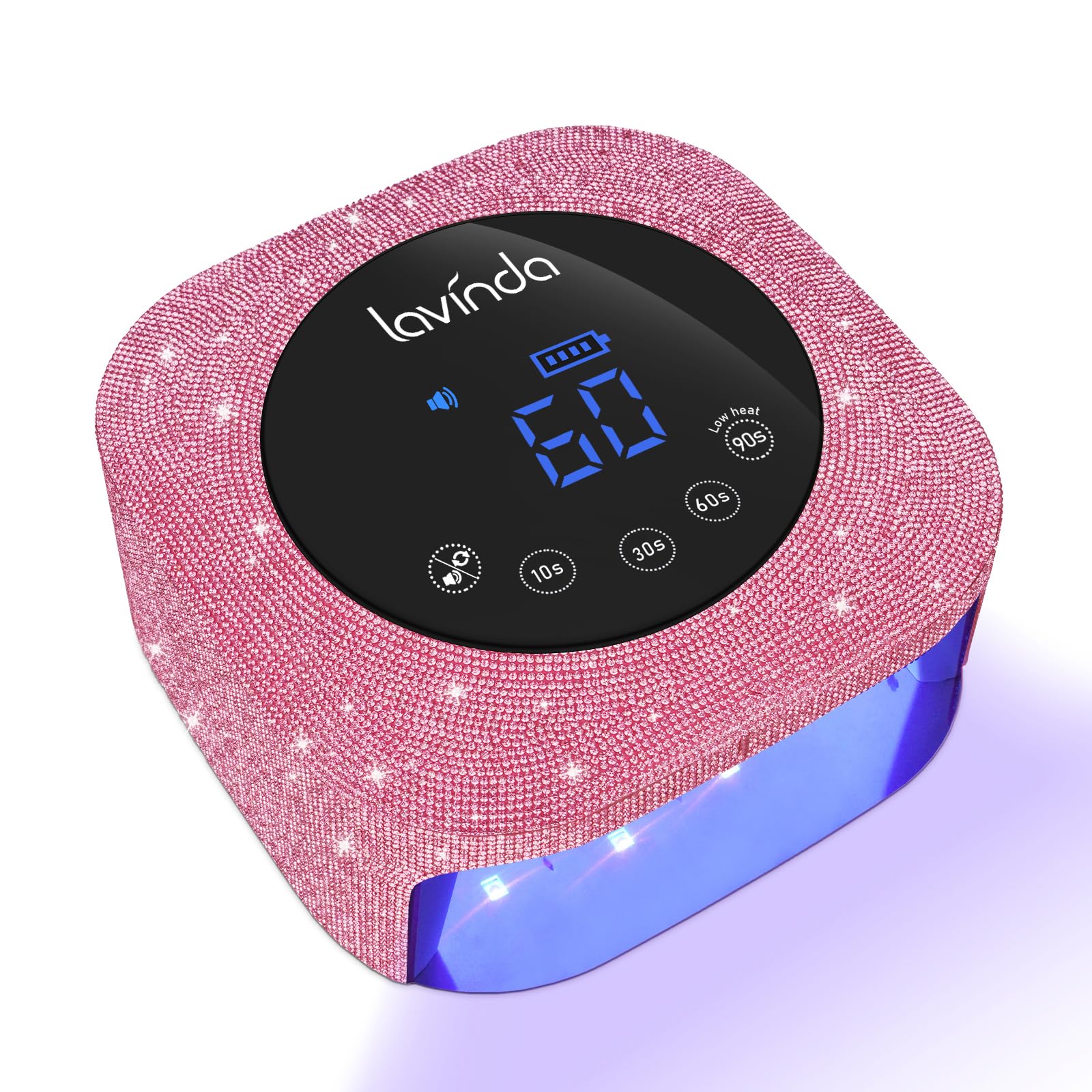 Lavinda UV 54W, frontal del dispositivo para manicuras rápidas y uniformes.