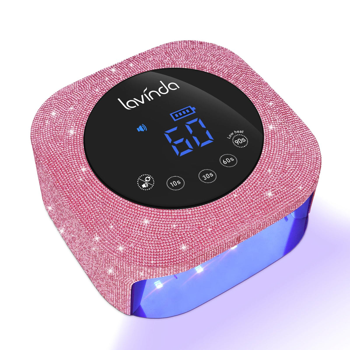 Lavinda UV 54W, frontal del dispositivo para manicuras rápidas y uniformes.