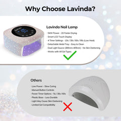 Lavinda UV LED base magnética desmontable para limpieza y mantenimiento