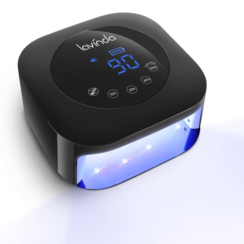 Lavinda Lámpara UV 54W para uñas, curado rápido de gel.