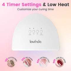 Sensor automático de Lavinda enciende al colocar la mano.