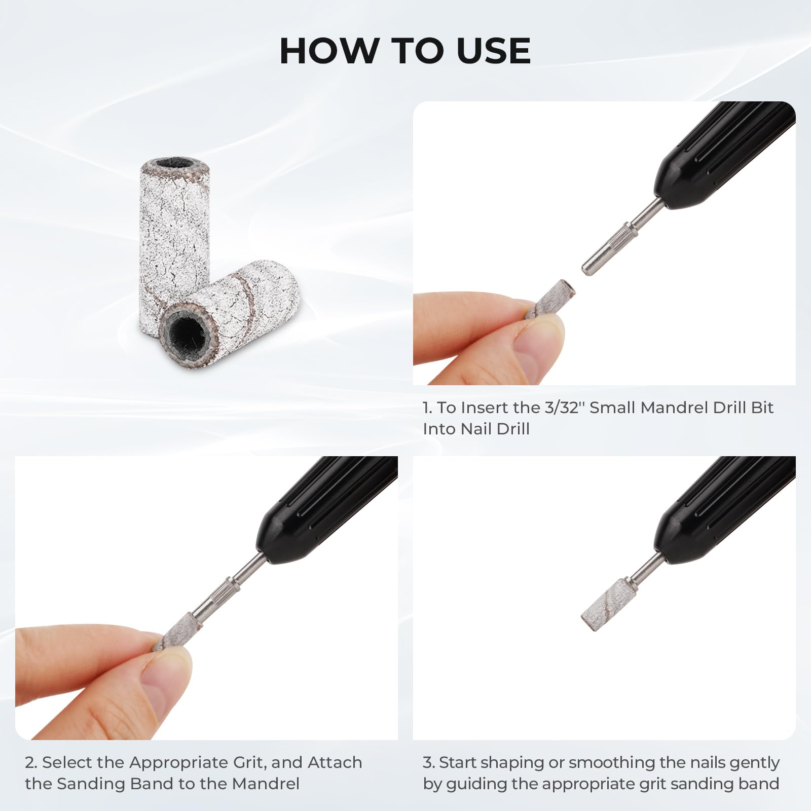 Lavinda uso en salón uñas para quitar gel y dar forma.