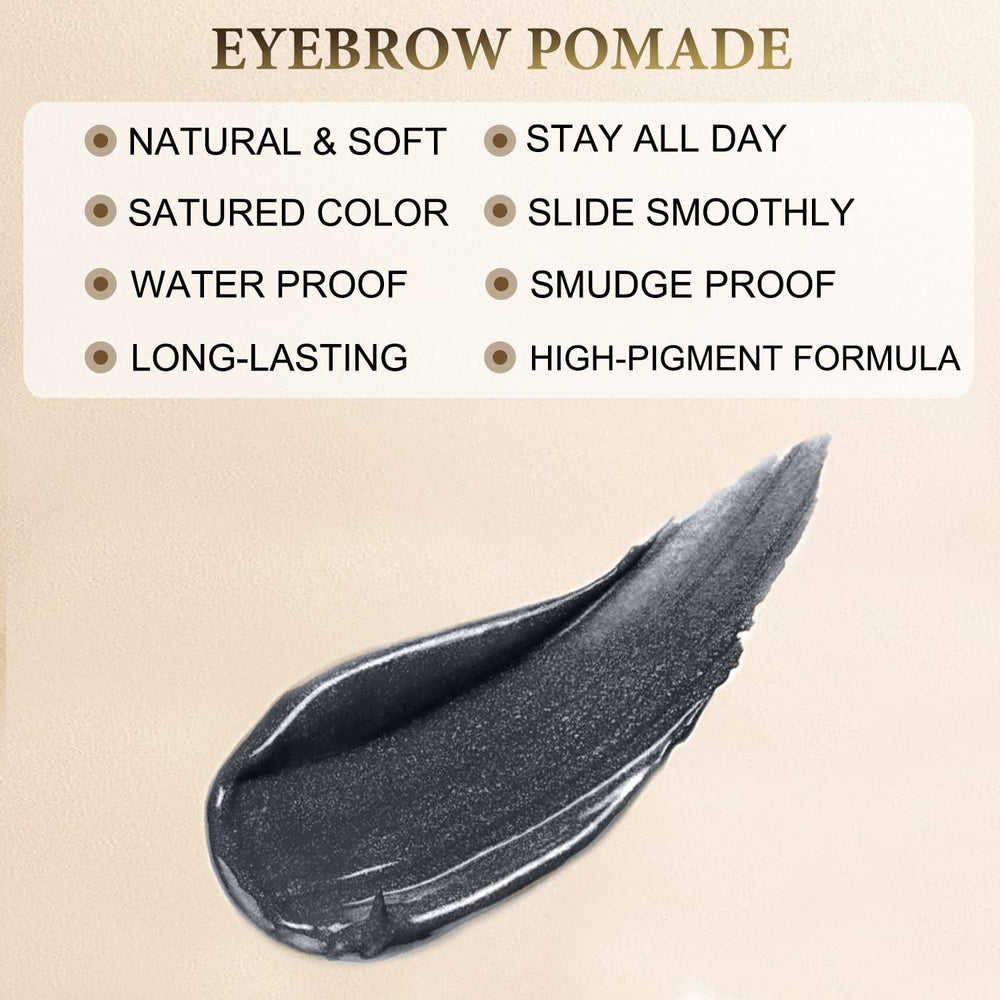 LAVONE dual-ended eyebrow brush blends and shapes brows with control.