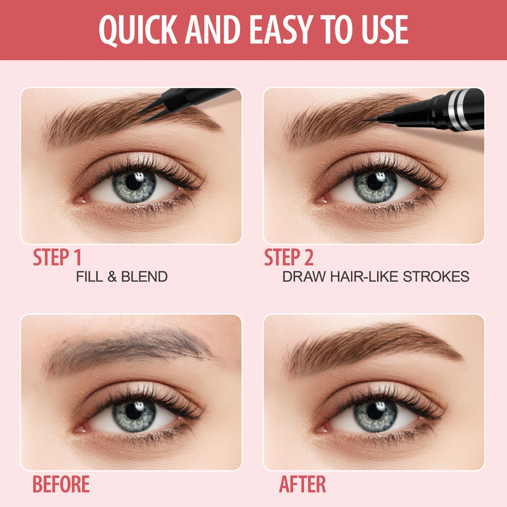 LAVONE acabado marrón oscuro para cejas naturales