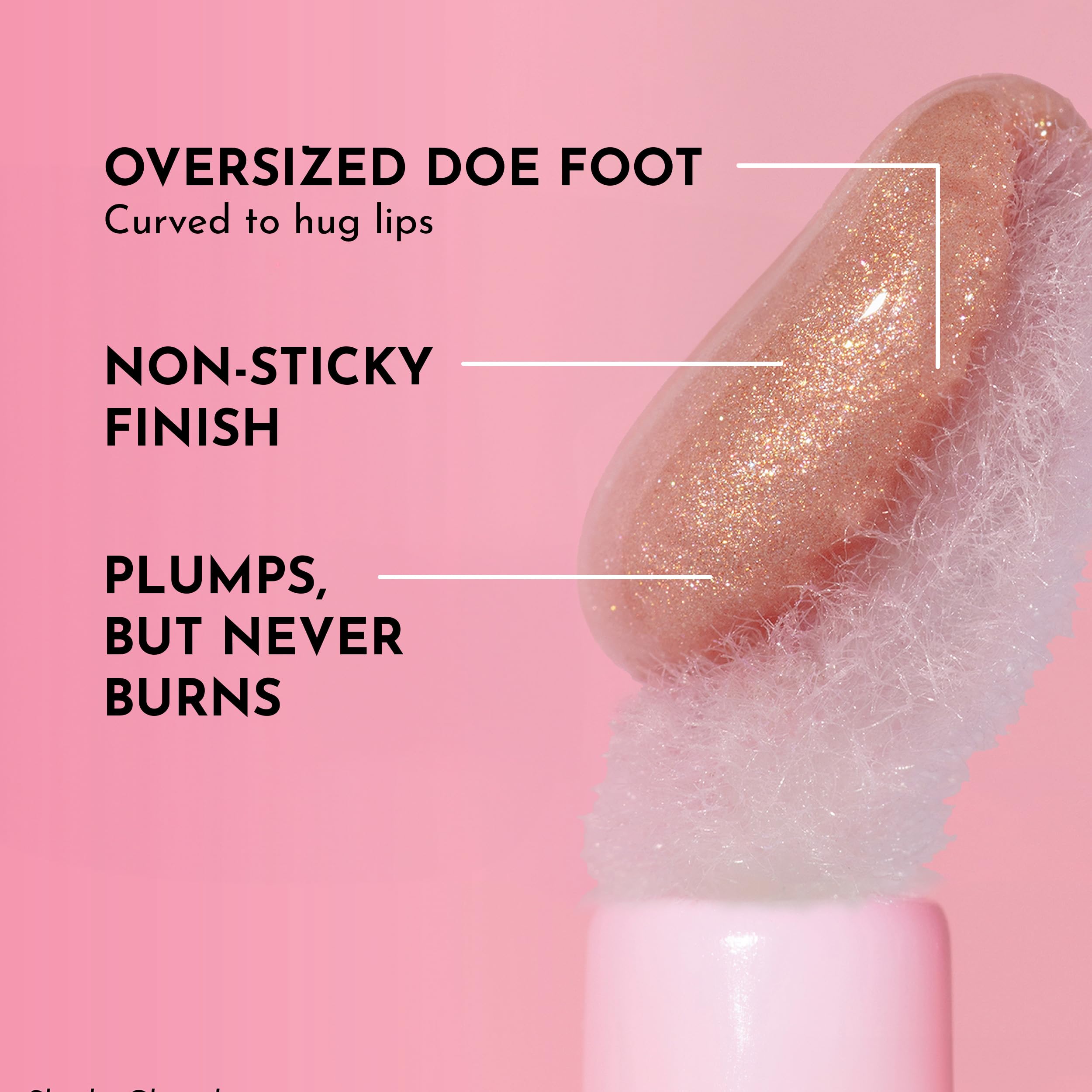 Texture ultra-brillante révélant des lèvres lisses et définies