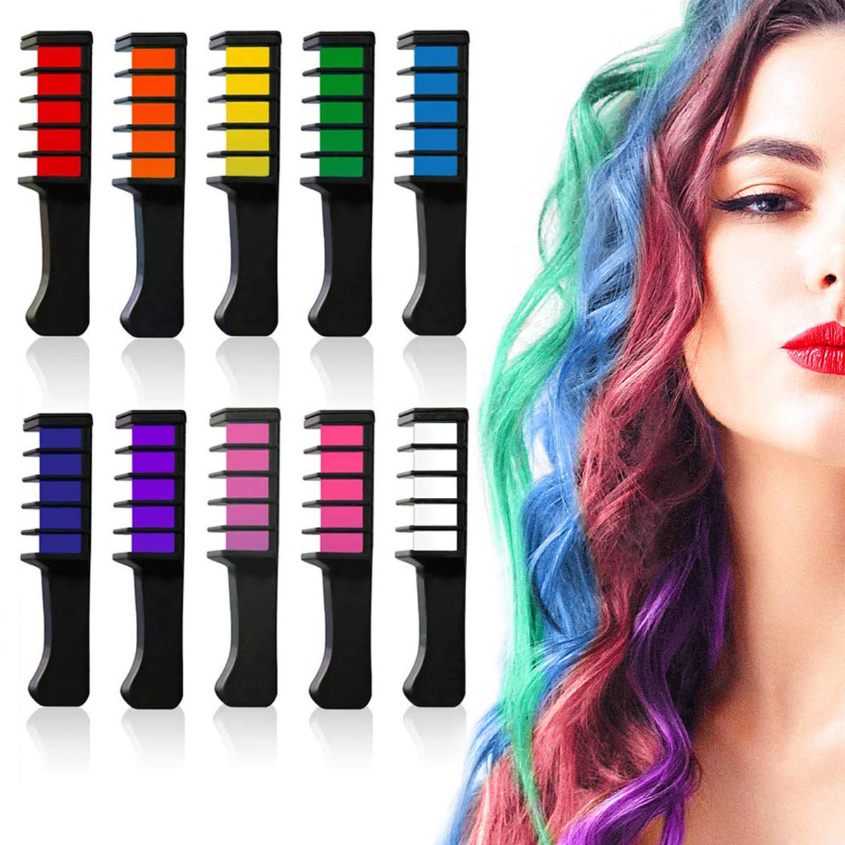 LAWOHO peine colores temporales para cambios rapidos de look