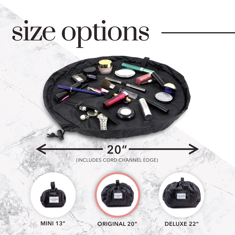 Lay-n-Go Cosmo anillos para brochas para un acceso cómodo.