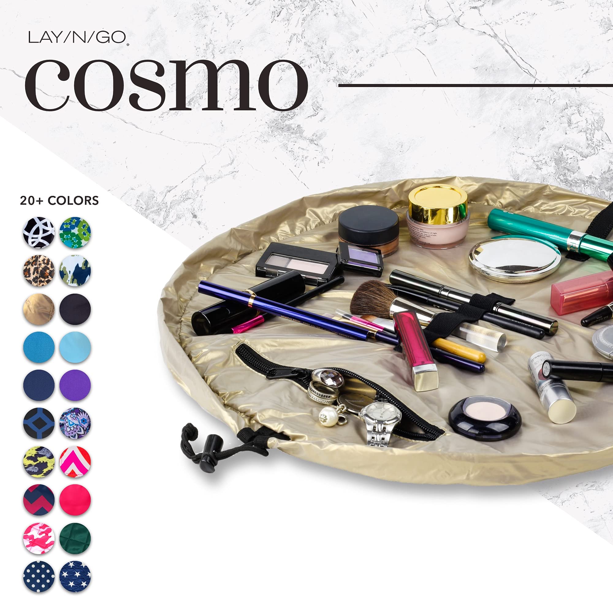 Lay-n-Go Cosmo aros para cepillos organizan rápidamente