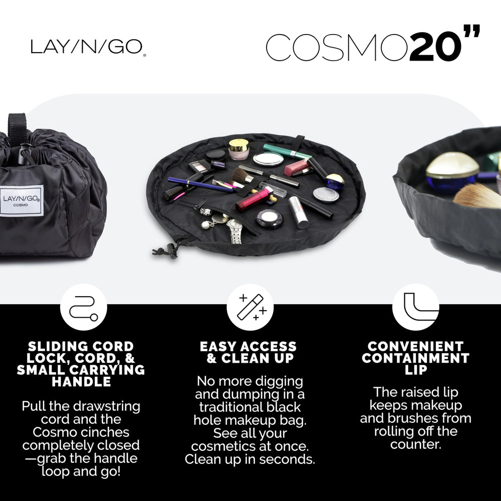 Lay-n-Go Cosmo bolsa viaje resistente para uso diario