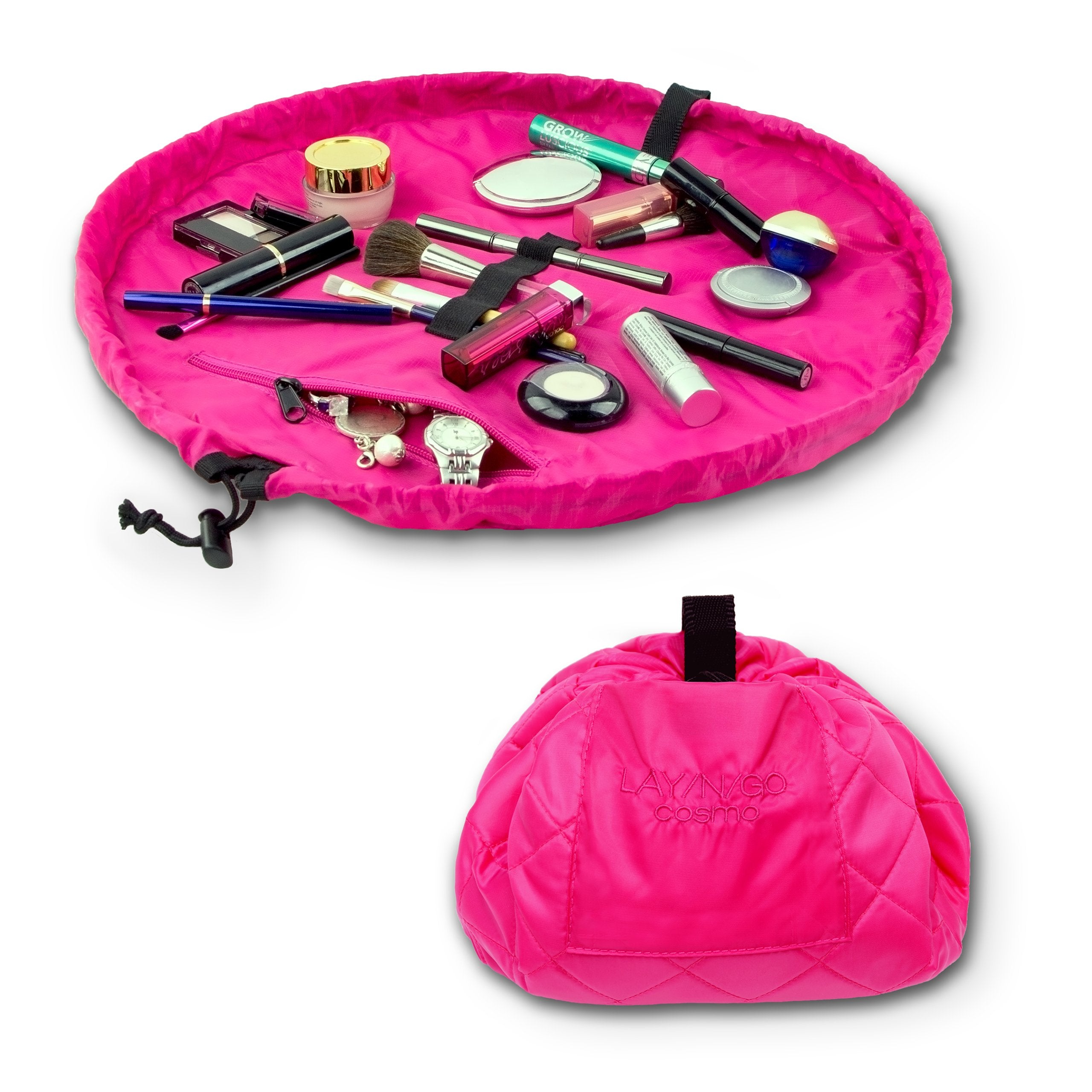 Lay-n-Go Cosmo loops de cepillos elásticos para almacenamiento ordenado de brochas.
