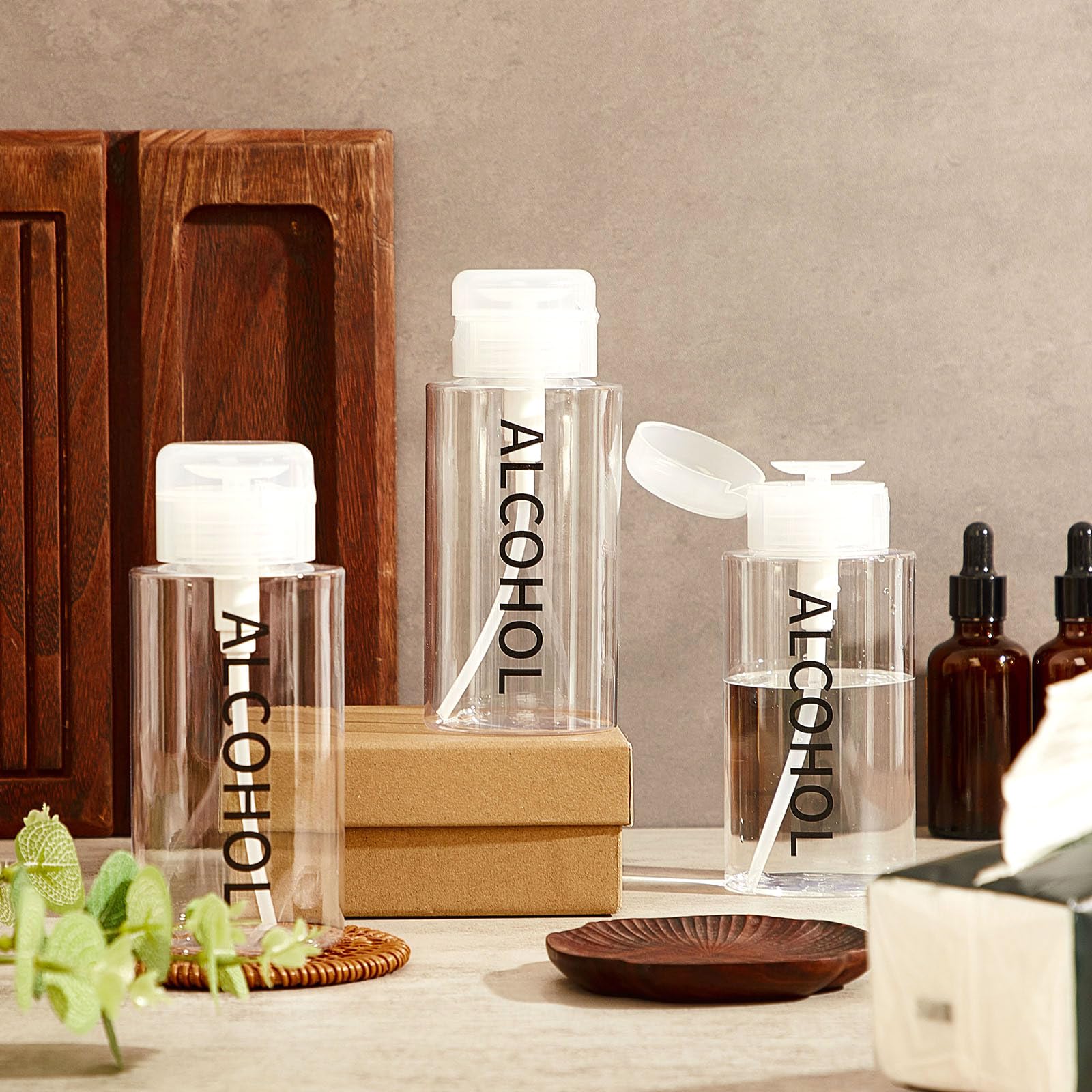 Layhit capacidad-10-onzas-dispensador-alcohol ideal para rellenar entre sesiones