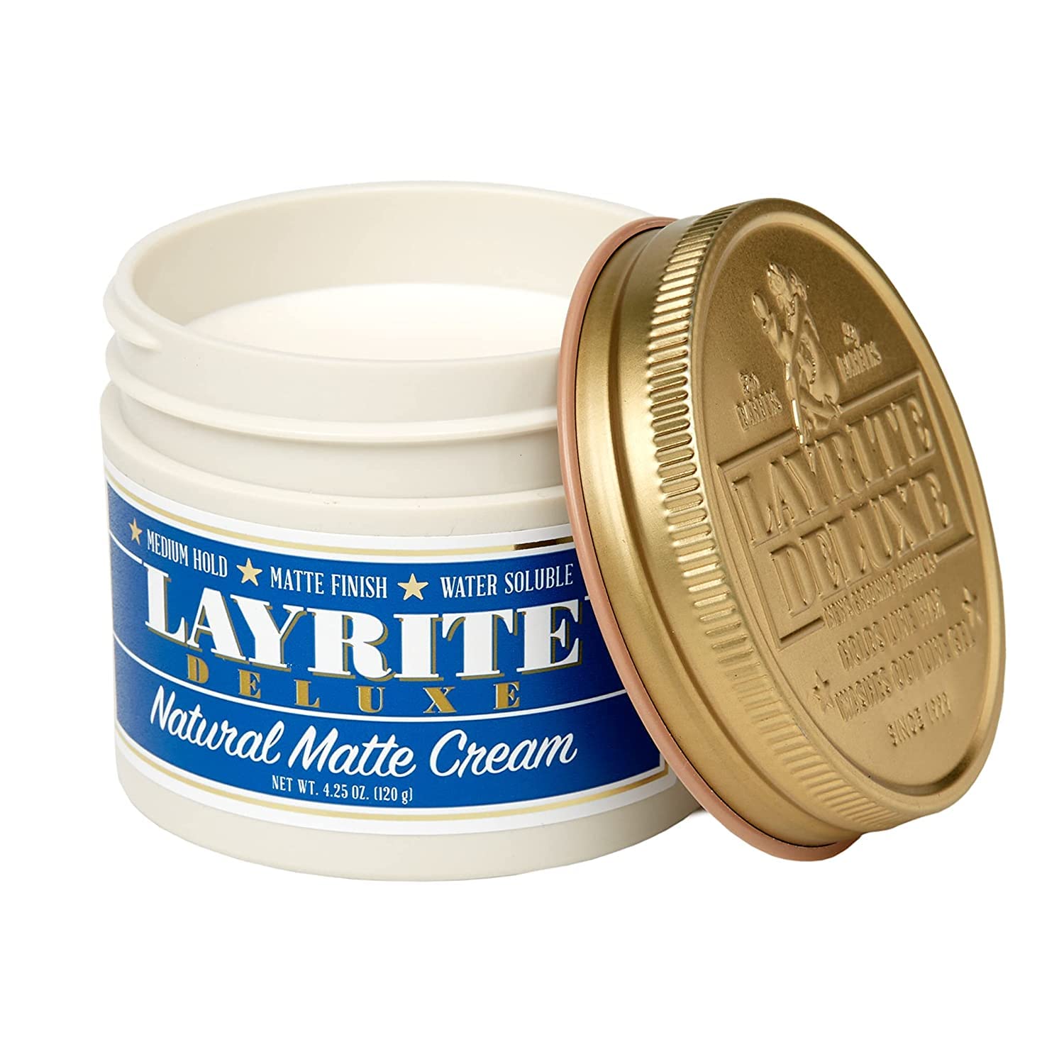 Layrite Natural Matte Cream, enfoque en textura, aporta cuerpo y definición sin apelmazar