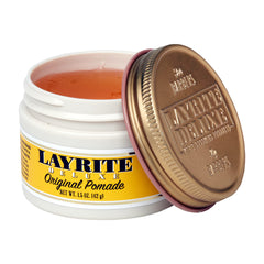 Layrite Original Pomade textura con brillo medio, apariencia natural y control