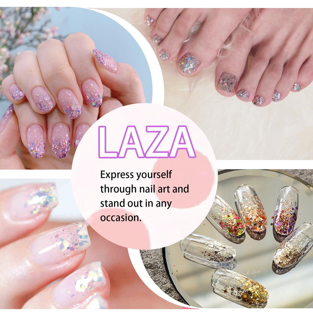 Purpurina Laza para pestañas y looks brillantes.