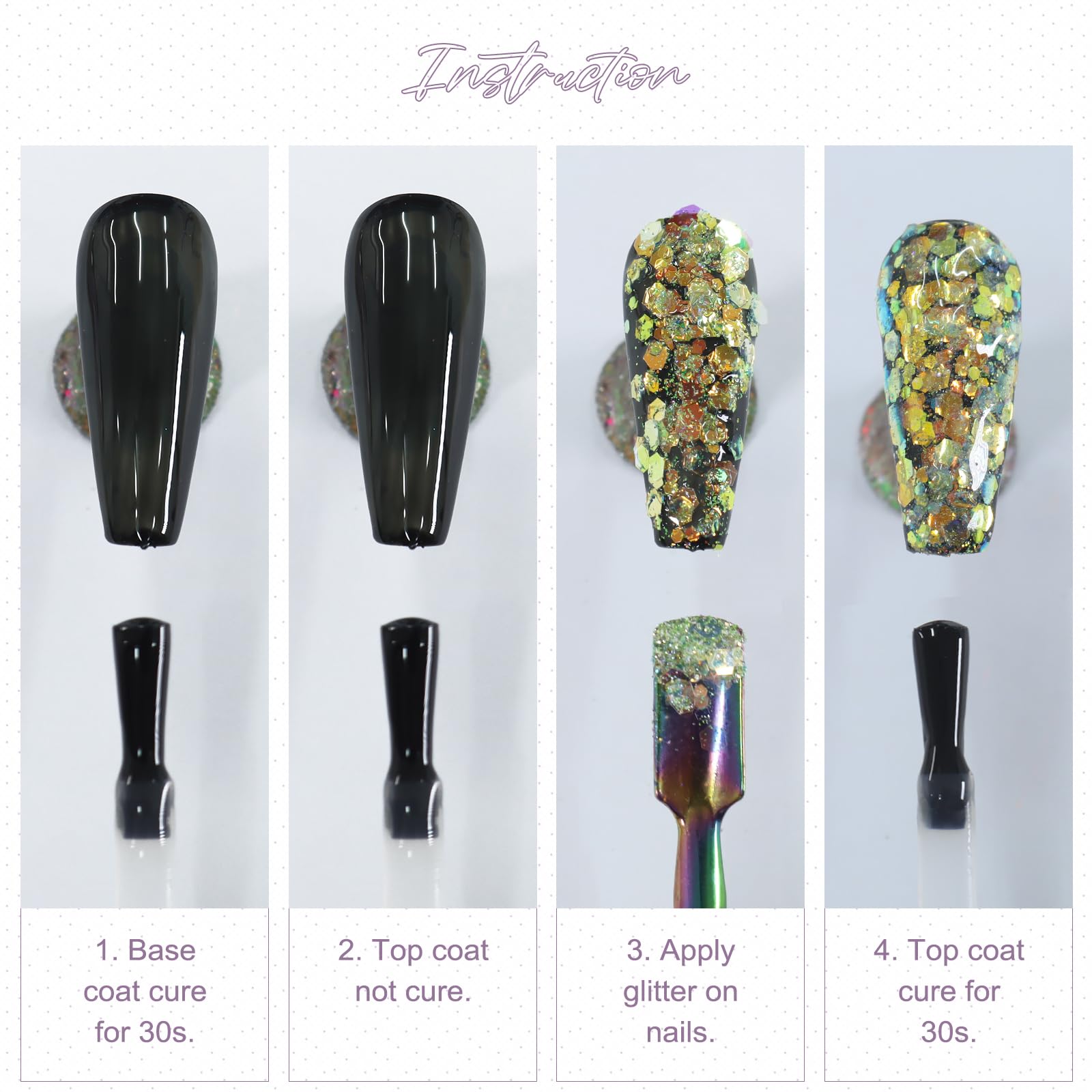 Purpurina Laza para maquillaje sirena y looks resplandecientes.