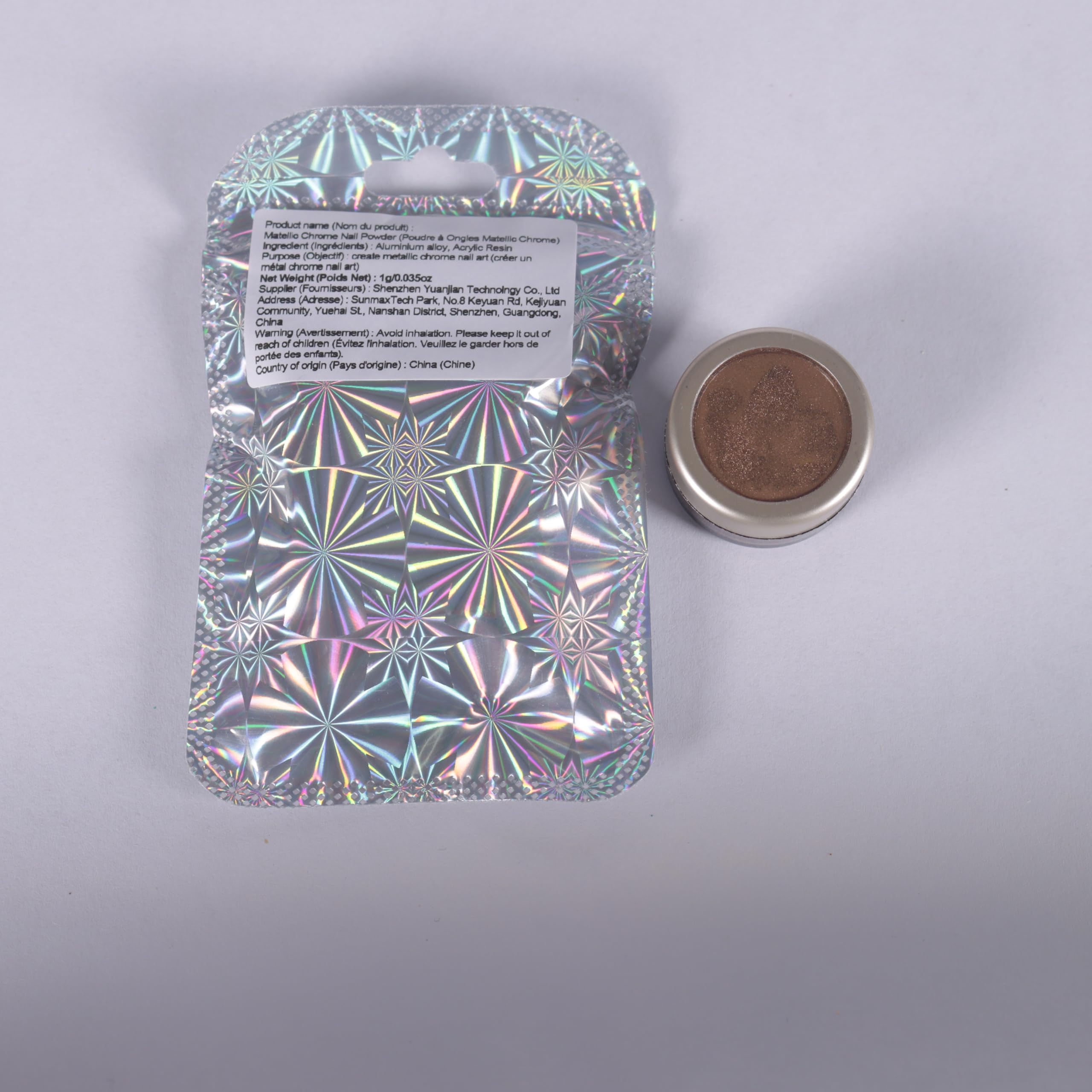 Laza regalo perfecto para manicuras en casa con acabado espejo