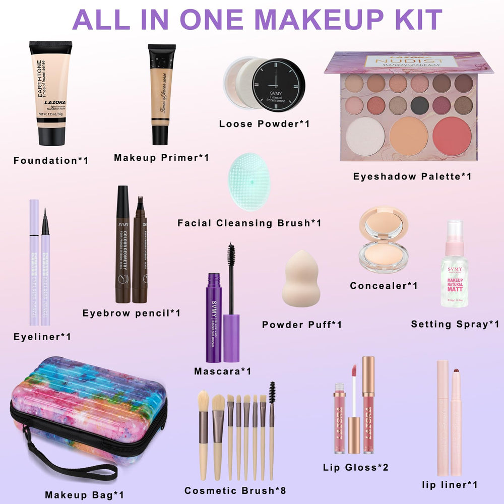 Lazora kit completo para crear todo el look en casa.