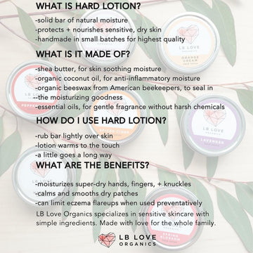 LB Love Organics barra en lata eco para hogar sostenible