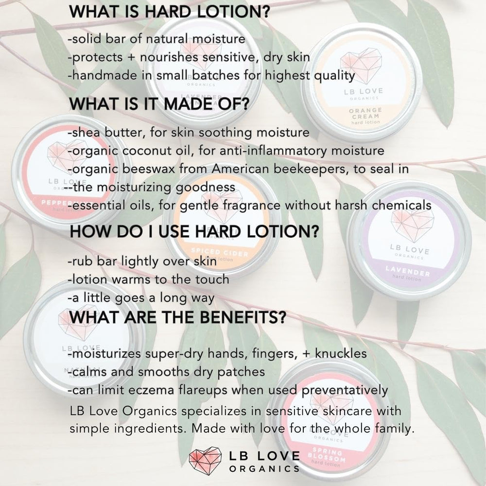 LB Love Organics barra en lata eco para hogar sostenible