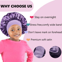 LBYLUS bonete seda bebe, uso diario para cabello limpio mientras juegan