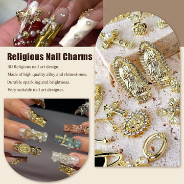 LCiclly cadenas uñas doradas para detalles brillantes y duraderos.