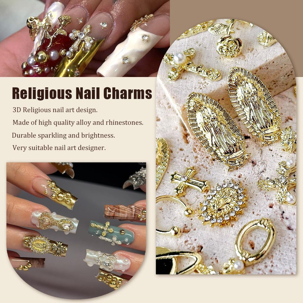 LCiclly cadenas uñas doradas para detalles brillantes y duraderos.