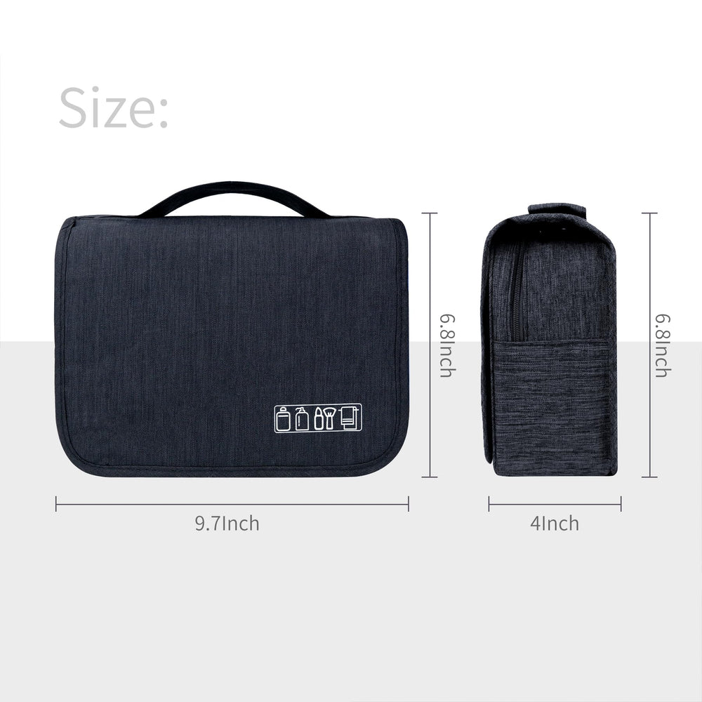 Tejido 300D impermeable que protege cosméticos y productos.
