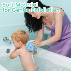 LCZLBath esponja ducha 60 g tamaño grande ideal para toda la familia