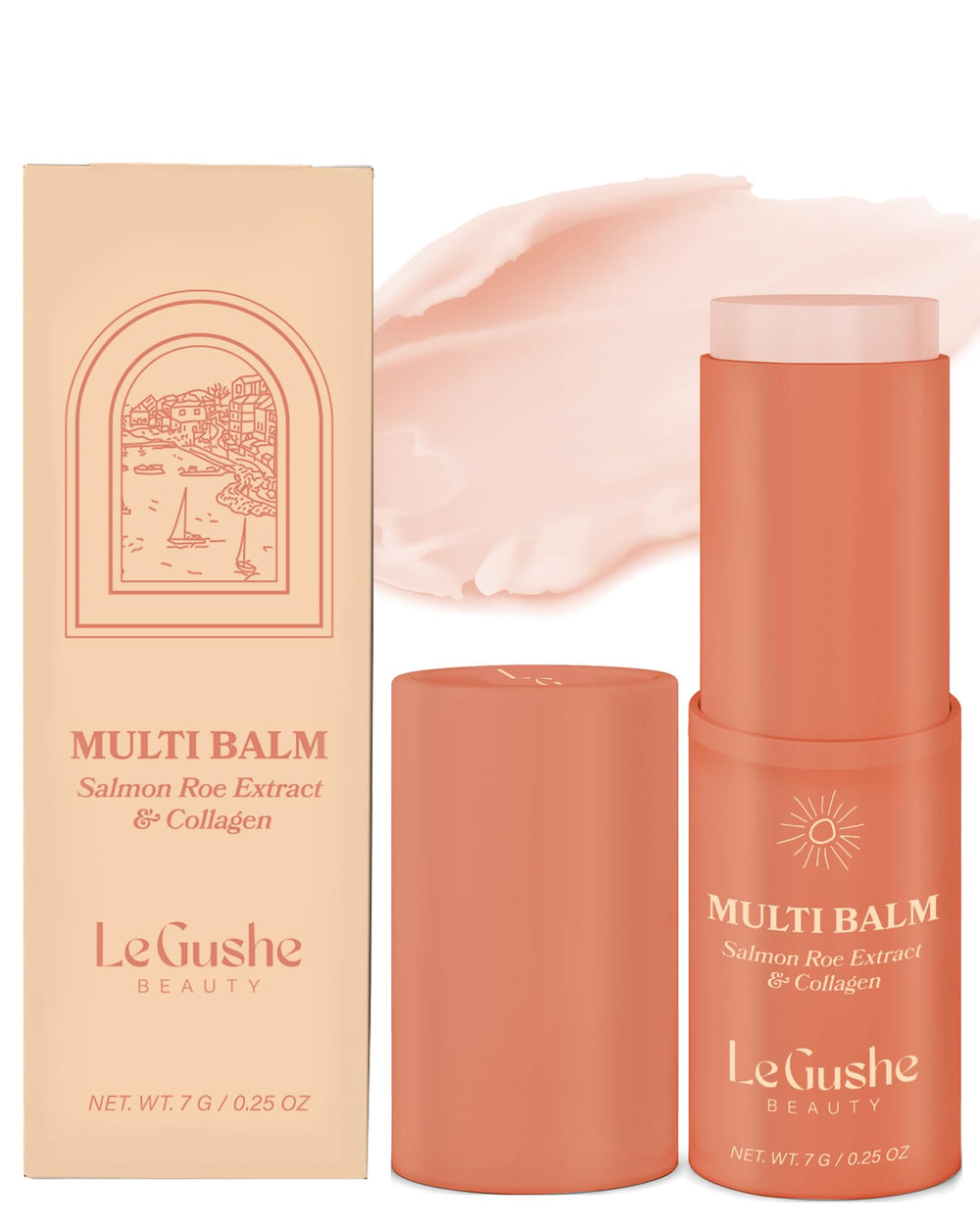 LE GUSHE bálsamo rostro: hidratación profunda para piel suave.