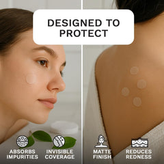 LE GUSHE parche hidrocoloide con aceite de árbol de té, absorción de fluidos.