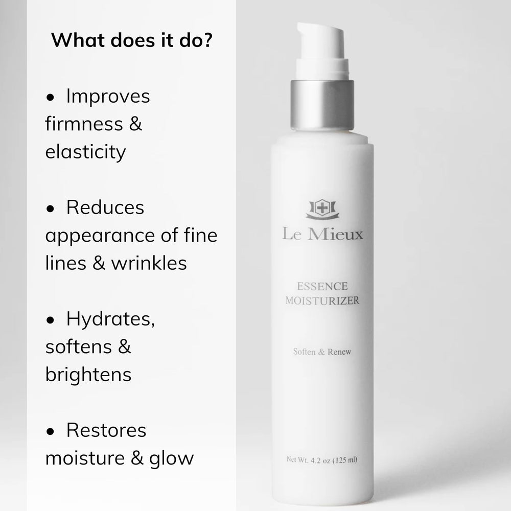 Le Mieux Esencia Hidratante, textura crema suave para uso diario.